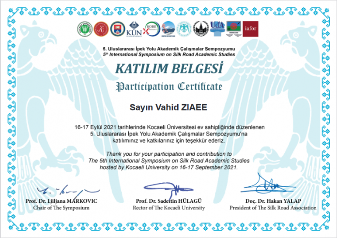 KATILIM BELGESI
