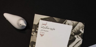 نگاهی به مجموعهی شعر «آچمز» اثر داوود ملکزاده، نشر چشمه * آچمز ملک زاده